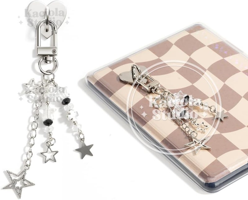 Kaciola Charms for E-reader, Cute Phone Charm Chains Bracelets Accessories for Readers Booklovers Women Men, Charms Compatible for E-Reader/Phone/Paper White (C01-C05) - Image 1